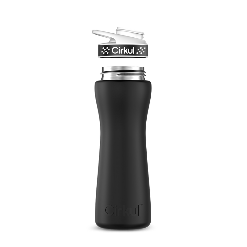 22oz. Stainless Steel Bottle & Comfort Grip Lid