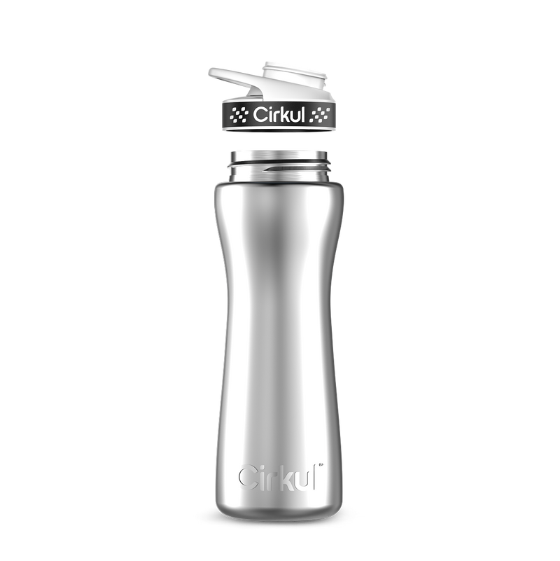 22oz. Stainless Steel Bottle & Comfort Grip Lid