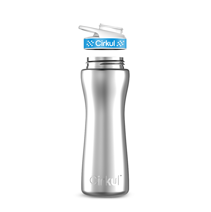 22oz. Stainless Steel Bottle & Comfort Grip Lid