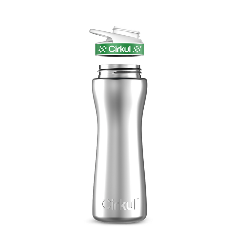 22oz. Stainless Steel Bottle & Comfort Grip Lid