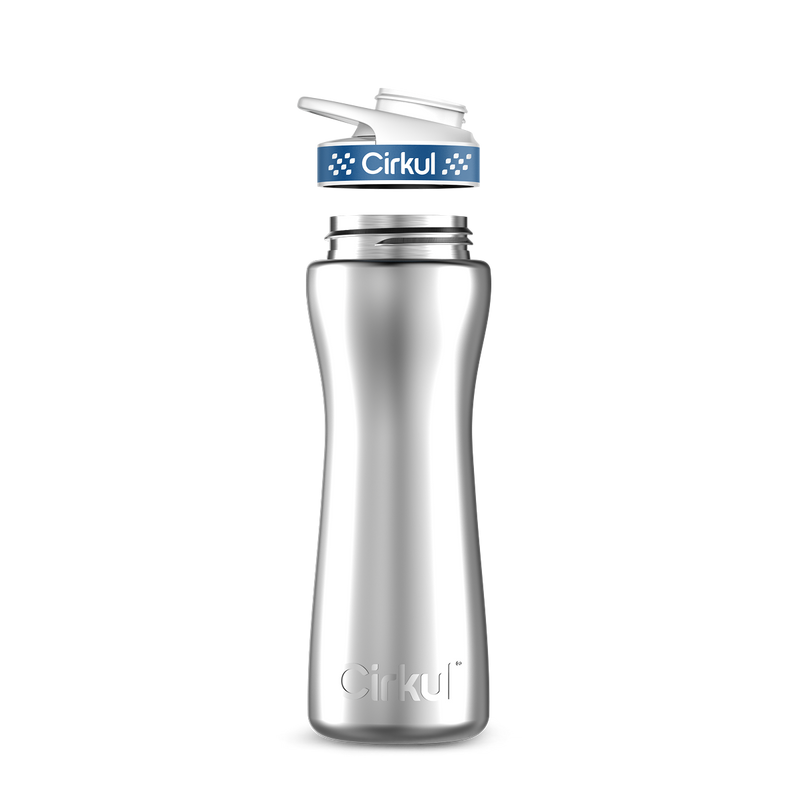 22oz. Stainless Steel Bottle & Comfort Grip Lid