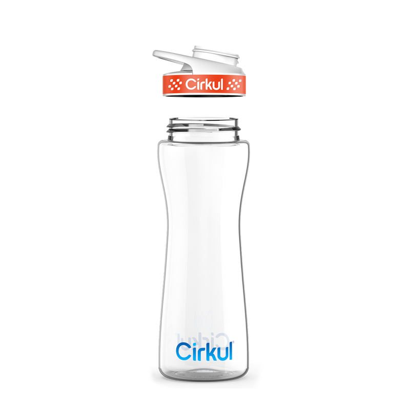 22oz. Plastic Bottle & Comfort Grip Lid