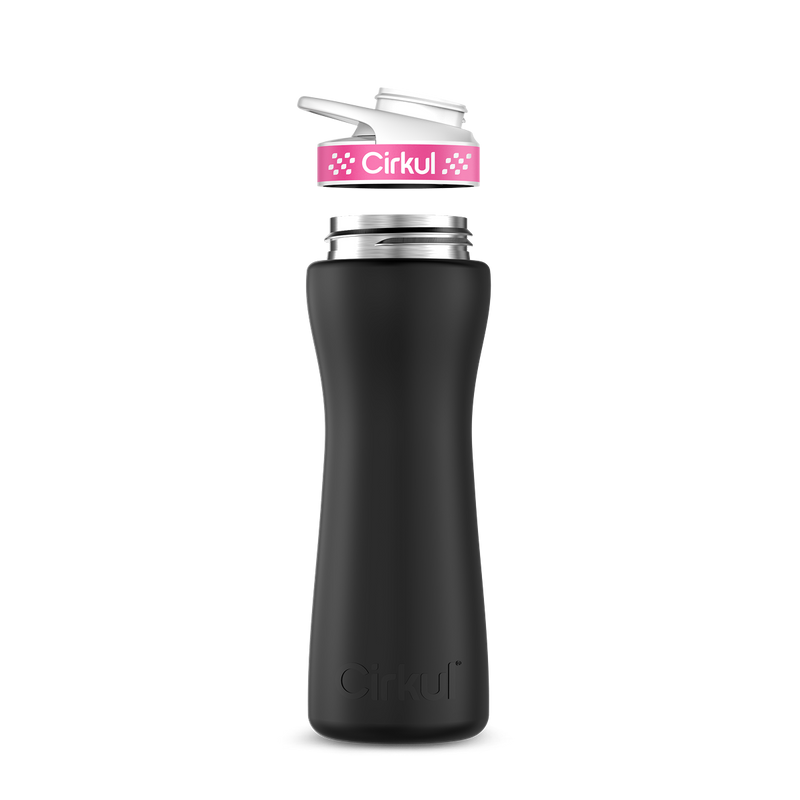 22oz. Stainless Steel Bottle & Comfort Grip Lid