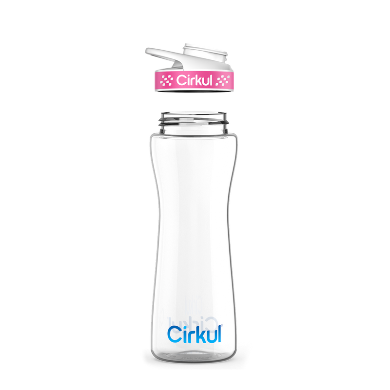22oz. Plastic Bottle & Comfort Grip Lid