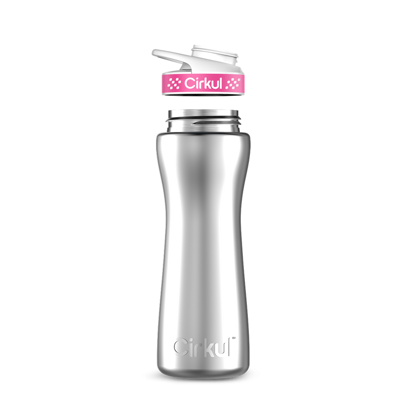 22oz. Stainless Steel Bottle & Comfort Grip Lid