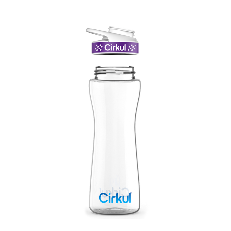 22oz. Plastic Bottle & Comfort Grip Lid